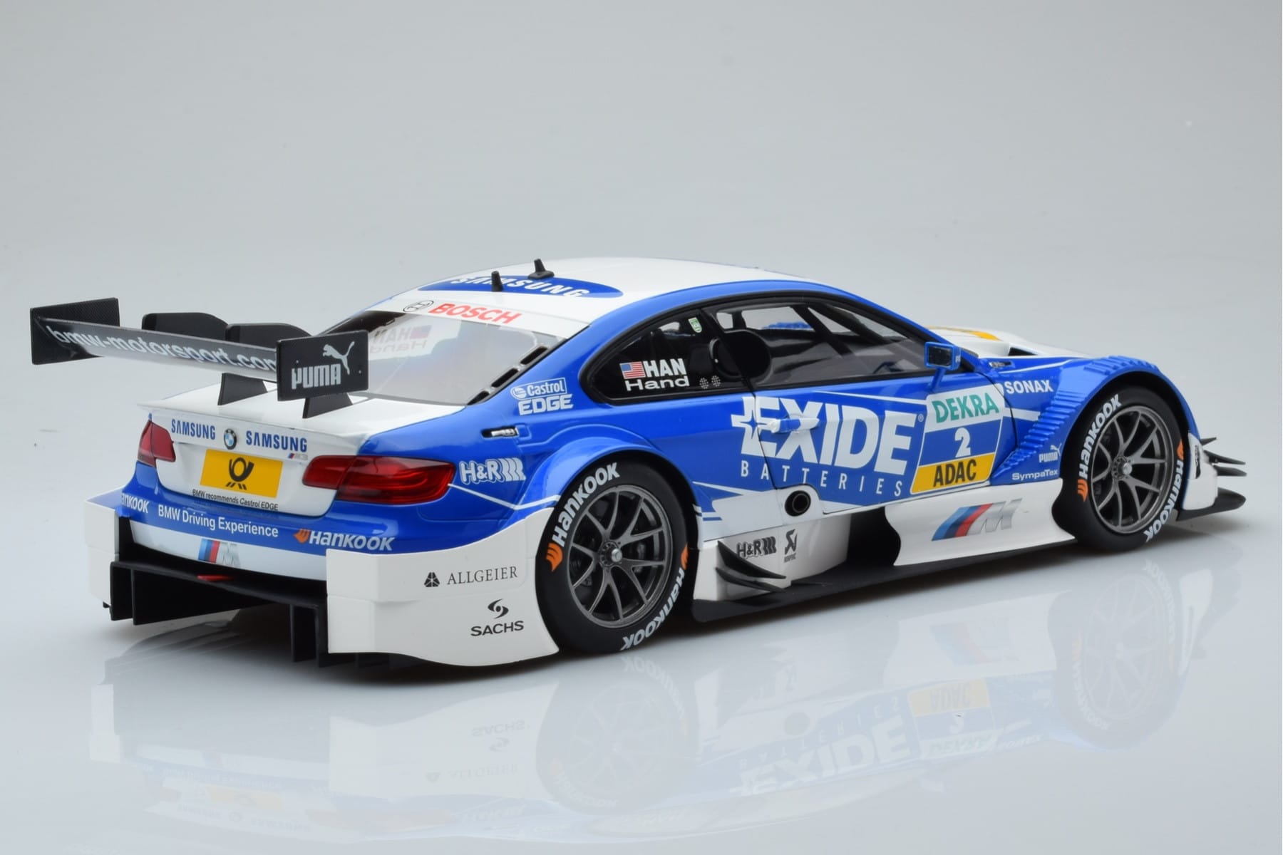 BMW M3 #2 BMW Team RMG A.J. Hand DTM 2012 Minichamps 1:18 100122202 Métal — image 3 sur 8