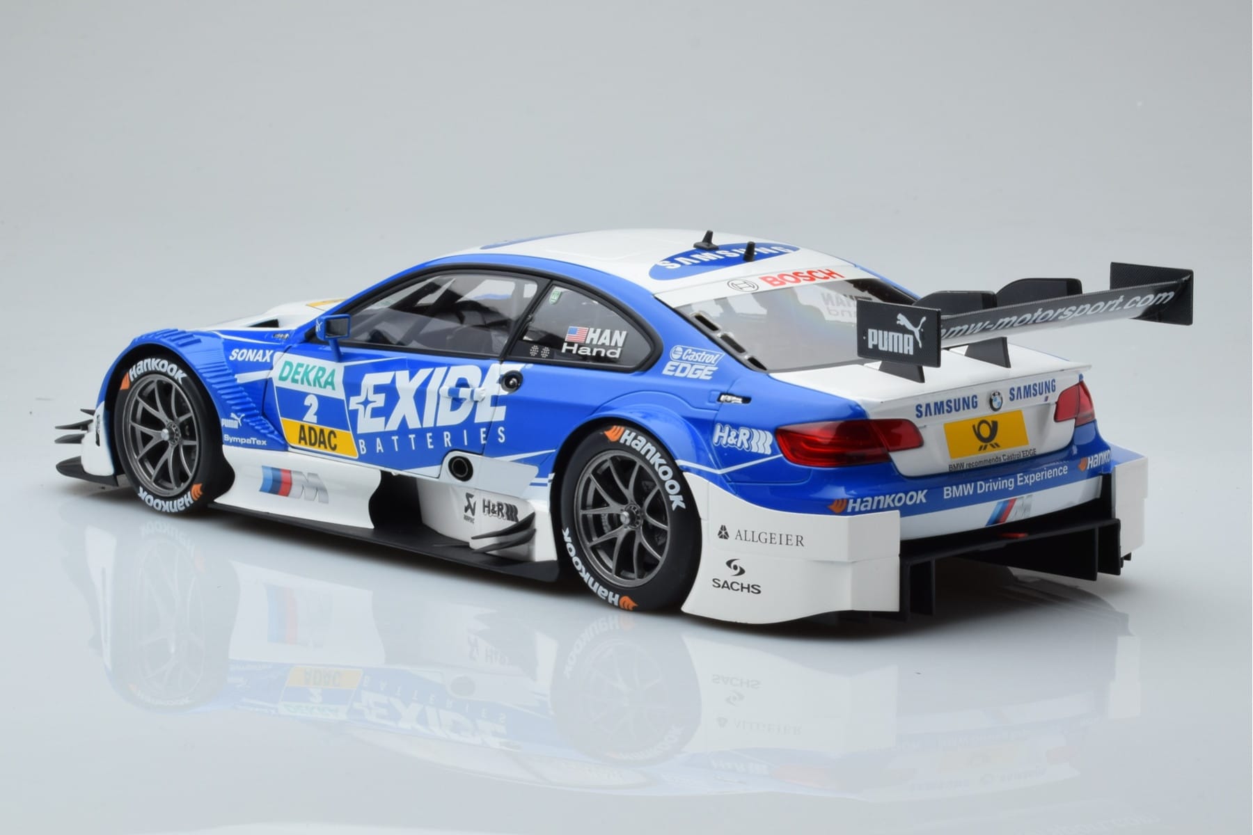 BMW M3 #2 BMW Team RMG A.J. Hand DTM 2012 Minichamps 1:18 100122202 Métal — image 6 sur 8