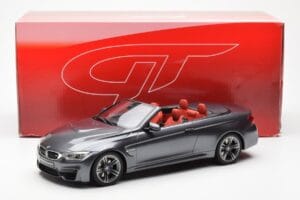 BMW M4 F83 Cabriolet Gris GT Spirit 1:18 GT081 Résine — image 6 sur 6