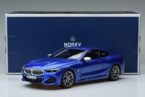 BMW M850i G15 Bleu Métallisé Norev 1:18 183286 Métal — image 7 sur 7