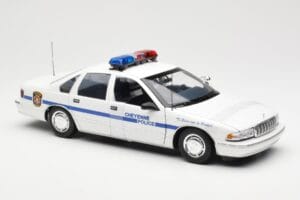 Chevrolet Caprice Cheyenne Police UT Models 1:18 21025 Métal — image 4 sur 6