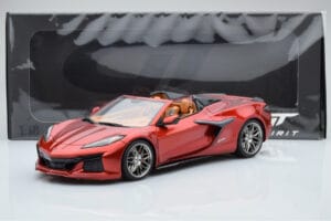 Chevrolet Corvette C8 Z06 Cabriolet Rouge Mist GT Spirit 1:18 GT402 Résine — image 5 sur 5