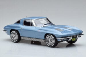Chevrolet Corvette C2 Sting Ray Bleu Norev 1:18 189050 Métal — image 4 sur 6