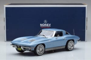 Chevrolet Corvette C2 Sting Ray Bleu Norev 1:18 189050 Métal — image 6 sur 6