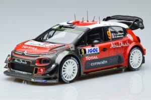 Citroen C3 WRC #9 S. Lefebvre / G. Moreau Tour de Corse 2017 Norev 1:18 181633 Métal