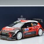 Citroen C3 WRC #9 S. Lefebvre / G. Moreau Tour de Corse 2017 Norev 1:18 181633 Métal - image 6 of 6