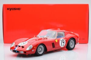 Ferrari 250 GTO #19 24 Hours of Le Mans 1962 Kyosho 1:18 08438A Métal — image 10 sur 10