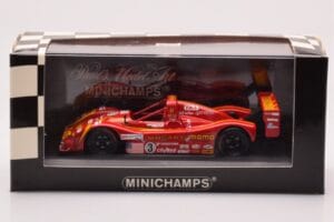 Ferrari 333 SP #3 Moretti Racing G. Moretti / D. Theys / M. Baldi 24 Hours of Le Mans 1998 Minichamps 1:43 430987603 Métal — image 4 sur 4