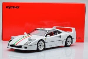 Ferrari F40 Blanc Nacré Italy Kyosho 1:18 08416PWT-G Métal — image 8 sur 8