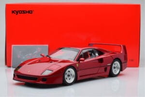 Ferrari F40 Rouge Métallisé Asia Exclusive Kyosho 1:18 08416RM-G Métal — image 14 sur 14