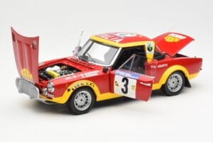 Fiat 124 Abarth #3 Barbasio / Sodano East African Safari Rally 1974 Sun Star 1:18 4952 Métal — image 2 sur 8