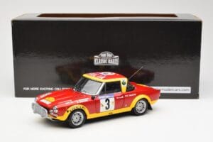Fiat 124 Abarth #3 Barbasio / Sodano East African Safari Rally 1974 Sun Star 1:18 4952 Métal — image 8 sur 8