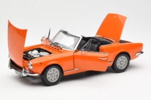 Fiat 124 BS Orange Sun Star 1:18 4906 Métal — image 2 sur 8