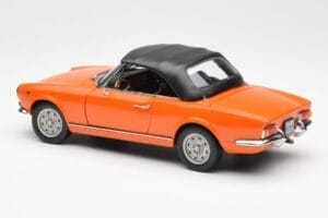 Fiat 124 BS Orange Sun Star 1:18 4906 Métal — image 7 sur 8