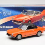 Fiat 124 BS Orange Sun Star 1:18 4906 - image 8 of 8