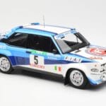 Fiat 131 Abarth #5 Team Fiat Works Rally Portugal 1980 Kyosho 1:18 08376A Métal - image 6 of 8