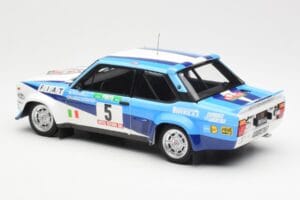 Fiat 131 Abarth #5 Team Fiat Works Rally Portugal 1980 Kyosho 1:18 08376A Métal — image 7 sur 8