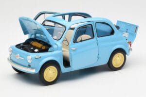 Fiat Nuova 500 Celeste Bleu Kyosho 1:18 08966LB Métal — image 2 sur 8