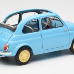 Fiat Nuova 500 Celeste Bleu Kyosho 1:18 08966LB - image 3 of 8