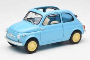 Fiat Nuova 500 Celeste Bleu Kyosho 1:18 08966LB