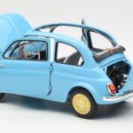 Fiat Nuova 500 Celeste Bleu Kyosho 1:18 08966LB - image 5 of 8