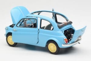 Fiat Nuova 500 Celeste Bleu Kyosho 1:18 08966LB Métal — image 5 sur 8
