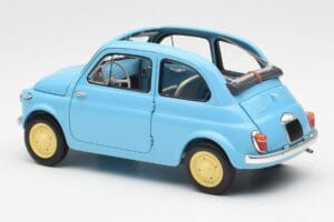 Fiat Nuova 500 Celeste Bleu Kyosho 1:18 08966LB Métal — image 7 sur 8