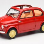 Fiat Nuova 500 Coral Rouge Kyosho 1:18 08966R