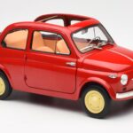 Fiat Nuova 500 Coral Rouge Kyosho 1:18 08966R - image 6 of 8