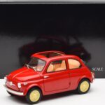 Fiat Nuova 500 Coral Rouge Kyosho 1:18 08966R - image 8 of 8