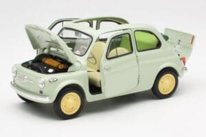 Fiat Nuova 500 Clear Vert Kyosho 1:18 08966LG Métal — image 2 sur 8