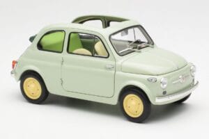 Fiat Nuova 500 Clear Vert Kyosho 1:18 08966LG Métal — image 6 sur 8