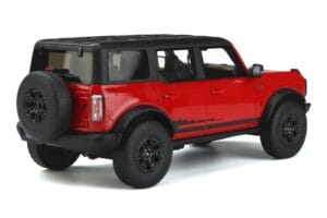 Ford Bronco 4-Door Wildtrak Rouge GT Spirit 1:18 GT360 Résine — image 2 sur 5