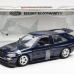 Ford Escort RS Cosworth Bleu Metallic UT Models 1:18 180082101-R1 - image 2 of 6