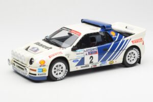Ford RS200 Gr.B #2 S. Blomqvist / B. Berglund Lombard RAC Rally 1986 Otto 1:18