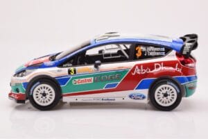 Ford Fiesta RS WRC Ford Abu Dhabi #3 M. Hirvonen / J. Lehtinen Winner Rally Australia 2011 Minichamps 1:18 151110803 Métal — image 3 sur 6