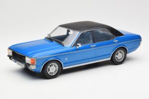 Ford Granada Mk1 Bleu Métallisé Noir Mat MCG 1:18 MCG18394
