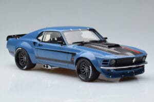 Ford Mustang Boss Cobra Ruffian Cars Bleu GT Spirit 1:18 GT426 Résine — image 4 sur 6