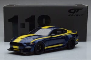 Ford Mustang S550 Shelby Super Snake Bleu GT Spirit 1:18 GT871 Résine — image 6 sur 6