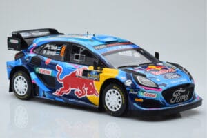 Ford Puma Rally1 WRC #8 O. Tanak / M. Jarveoja Winner Rally Sweden 2023 IXO 1:18 18RMC154A Métal — image 4 sur 6