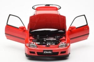Honda Civic EG6 VTEC Rouge LCD 1:18 LCD18018-RE Métal — image 5 sur 11