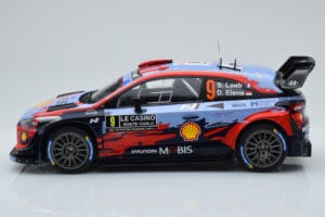 Hyundai i20 Coupe WRC #9 S. Loeb / I. Galmiche Rally Monte Carlo 2020 IXO 1:18 18RMC067B Métal — image 3 sur 6