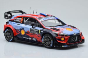 Hyundai i20 Coupe WRC #9 S. Loeb / I. Galmiche Rally Monte Carlo 2020 IXO 1:18 18RMC067B Métal — image 4 sur 6