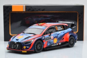 Hyundai i20 N Rally1 #11 T. Neuville / M. Wydaeghe Rally Monte Carlo 2022 IXO 1:18 18RMC112 Métal — image 6 sur 6