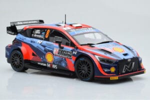 Hyundai i20 N Rally1 #8 O. Tanak / M. Jarveoja Rally Monte Carlo 2022 IXO 1:18 18RMC113 Métal — image 4 sur 6