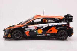 Hyundai i20 N Rally1 #11 T. Neuville / M. Wydaeghe Rally Croatia 2023 IXO 1:18 18RMC160A Métal — image 3 sur 6
