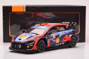 Hyundai i20 N Rally1 #11 T. Neuville / M. Wydaeghe Rally Monte Carlo 2023 IXO 1:18 18RMC153A Métal — image 6 sur 6