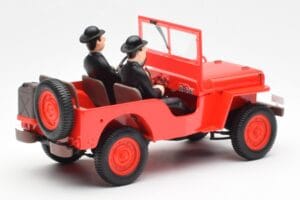 Jeep Willys Tintin 2 Figurines UT Models 1:18 180150000 Métal — image 2 sur 6