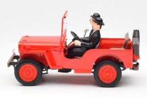 Jeep Willys Tintin 2 Figurines UT Models 1:18 180150000 Métal — image 3 sur 6