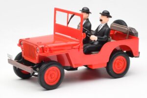 Jeep Willys Tintin 2 Figurines UT Models 1:18